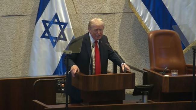2 Anggota Parlemen Israel Tuntut Pengakuan Palestina saat Pidato Trump di Knesset