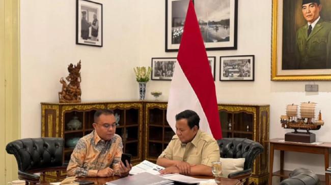 Prabowo Gelar Pertemuan dengan Dasco Bahasa Ekonomi Hingga Politik dan Keamanan