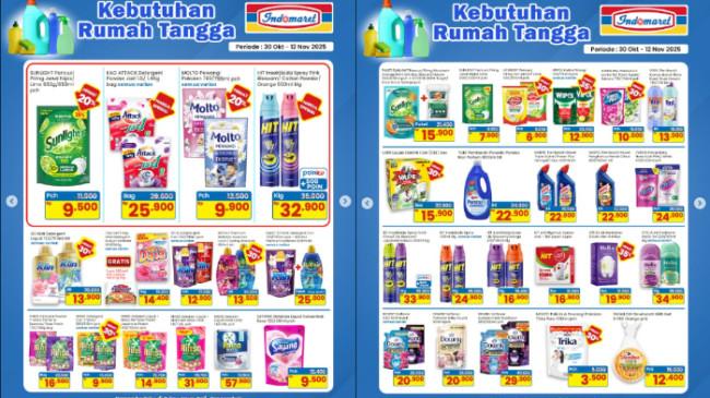 Promo Indomaret, Alfamart, Superindo 11 November: Deterjen Liquid Rp9.500, Minyak Goreng Rp30.800