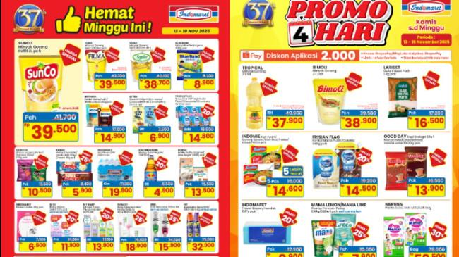 Promo Indomaret, Alfamart, Superindo 14-19 November: Gula Pasir Rp16.500/Kg, Minyak Goreng Rp37.900