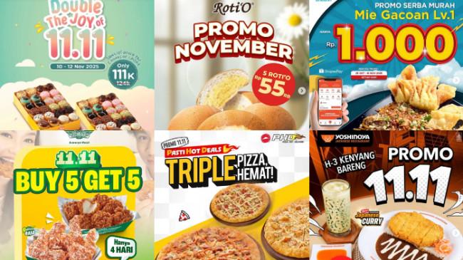 11 Promo Makanan Spesial Flash Sale 11.11: Beli 2 Box J.POPS Rp111 Ribu, Mie Gacoan Cuma Rp1.000