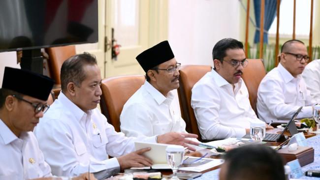 Rapat Terbatas di Istana, Gus Ipul: Atensi Presiden Perkuat Pemberdayaan Sangat Besar