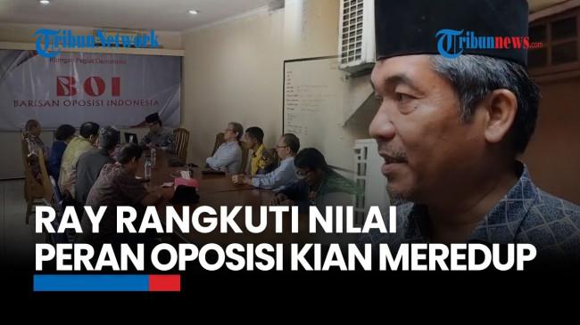 Pengamat Politik Ray Rangkuti Nilai Peran Oposisi di Rezim Prabowo Kian ...