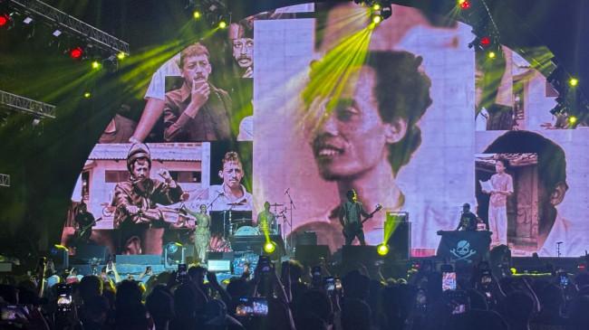 Superman Is Dead Hadirkan Sosok Munir hingga Wiji Thukul di Panggung Synchronize Fest 2025