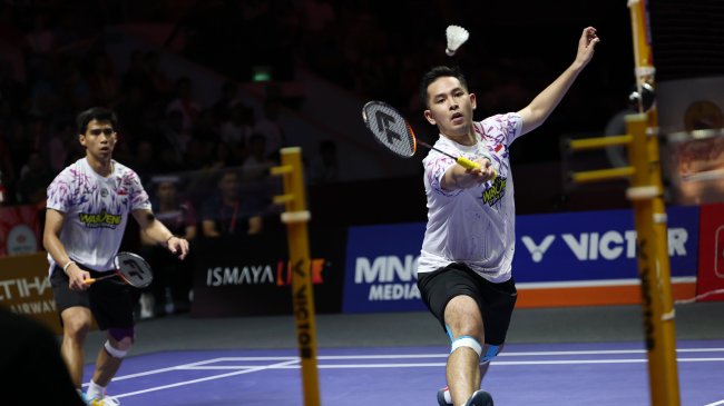 Hasil Semifinal Hylo Open 2025: Sabar/Reza ke Final, Balaskan Dendam Fajar/Fikri atas Wakil Malaysia