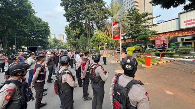 Jakarta Dijaga Ketat, 119 Polisi Sisir Kota Lewat Patroli Besar