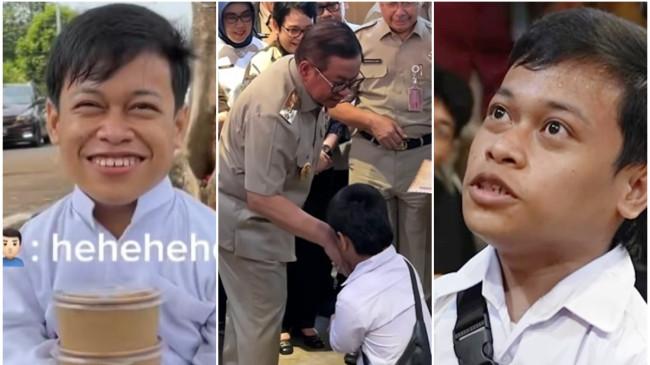 Sosok Zidan, Pemuda Disabilitas Curi Perhatian Pramono Anung saat Job Fair, Kini Diterima Kerja