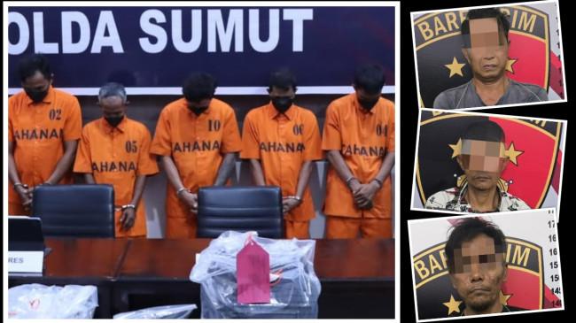 Sosok dan Tampang 5 Pembunuh Mahasiswa di Masjid Agung Sibolga, Bukan Takmir, Larang Korban Tidur