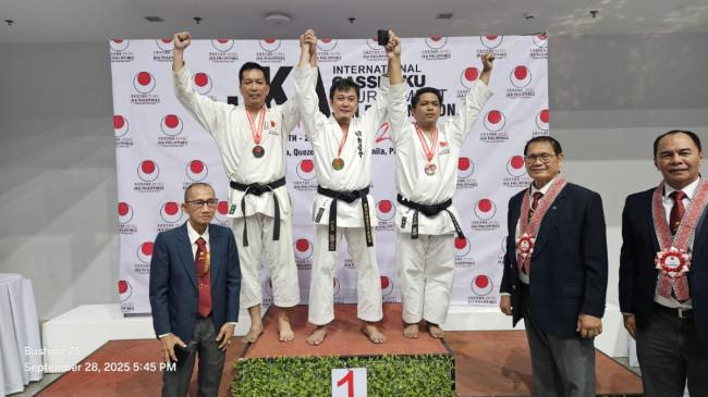 Tim Karate Indonesia Raih 7 Medali di Kejuaran Karate International JKA Filipina