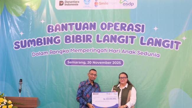 Rogoh Rp 650 Juta, ASDP Salurkan Bantuan Operasi Bibir Sumbing untuk 100 Anak