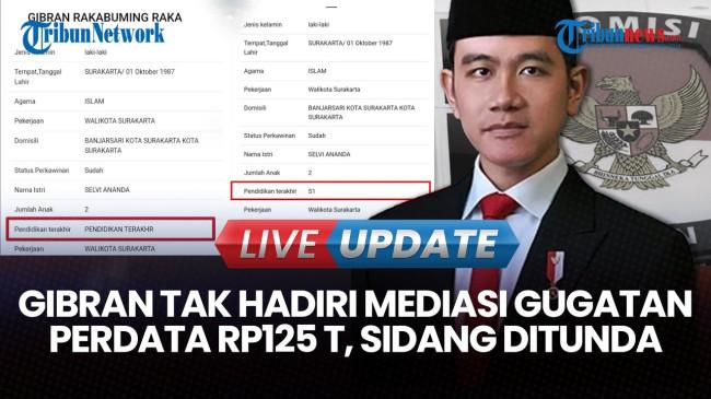 Gugatan Perdata Ijazah Gibran Senilai Rp 125 Triliun Masuk Tahap Mediasi Kedua di PN Jakpus