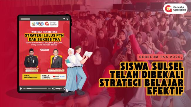 Sebelum TKA 2025, Siswa Sulsel Telah Dibekali Strategi Belajar Efektif