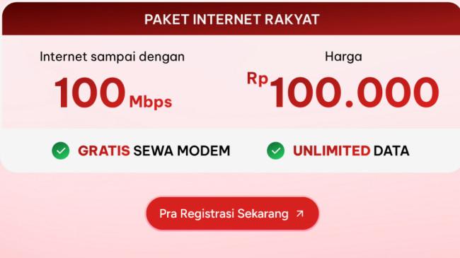 Cara Daftar WiFi Internet Rakyat dan Harga Paketnya