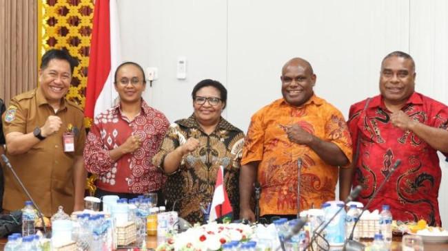 Wamendagri Ribka Haluk Dorong Percepatan Pembangunan Infrastruktur Pemerintahan di Papua Tengah