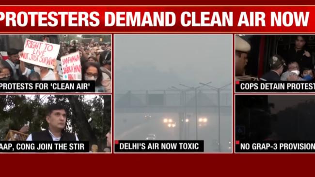 Warga India Ngamuk di Jalanan, Desak Pemerintah Bertindak Gegara Kepulan Polusi Makin Parah