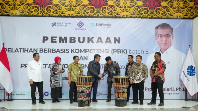 Menteri Ketenagakerjaan Buka PBK & PBL Samarinda, Fokus Lulusan Jadi Problem Solver
