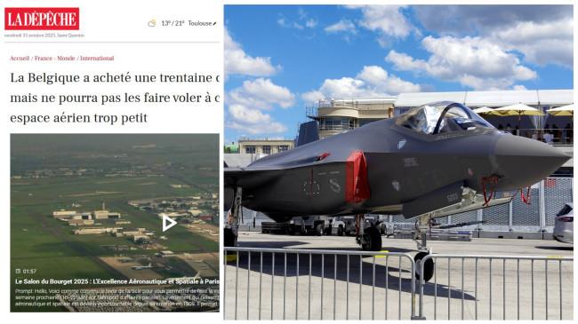 Media Prancis Ejek Belgia karena Beli Jet Tempur F-35: Wilayah Udaranya Terlalu Kecil