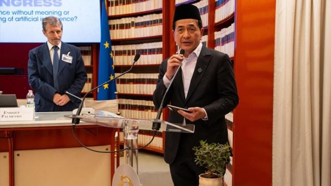 Di Hadapan Parlemen Italia, Nasaruddin Umar dan Arsjad Rasjid Bicara Pentingnya Etika Menggunakan AI