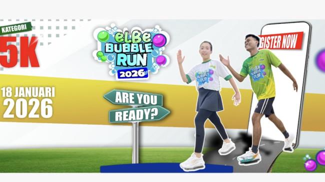 eLBe Bubble Run Vol.2 Kembali Digelar di Majenang, Hadirkan Sensasi Lari Sehat Penuh Keceriaan