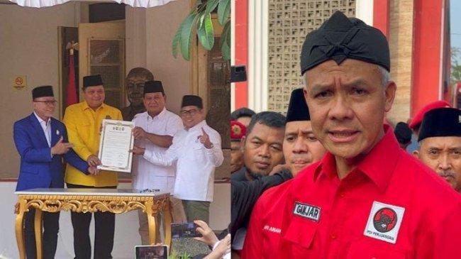 Reaksi Ganjar Ditanya soal Deklarasi Golkar dan PAN Indikasi Jokowi Dukung Prabowo di Pilpres 2024