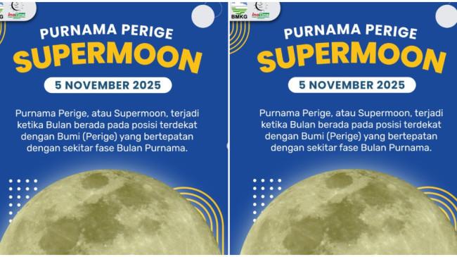 Apa Itu Supermoon Emas? Fenomena Langka Bulan Purnama Terbesar Hiasi Langit Indonesia 5 November