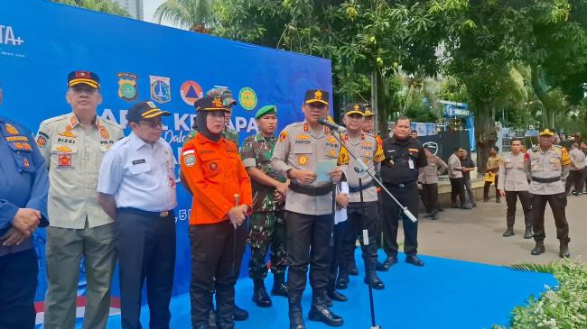 Kapolda Metro Jaya Petakan Daerah Rawan Bencana di Jakarta dan Sekitarnya