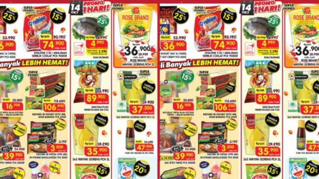 Promo Alfamart, Superindo dan Indomaret Kamis 16 Oktober 2025: Minyak Goreng 2L Muali dari Rp 35.900