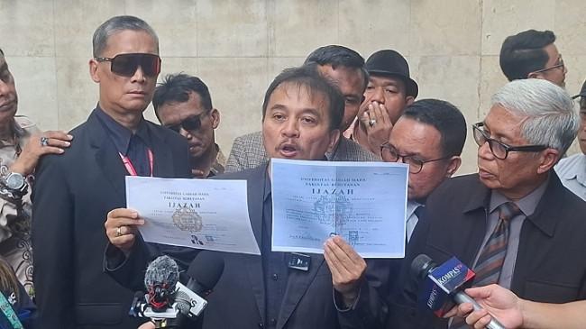 Roy Suryo Ajukan Empat Dokumen Jokowi untuk Diuji Labfor secara Independen