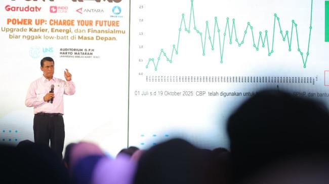 Optimisme Swasembada Pangan Menggema di UNS, Mentan Amran Sebut Satu Bulan Lagi Terwujud