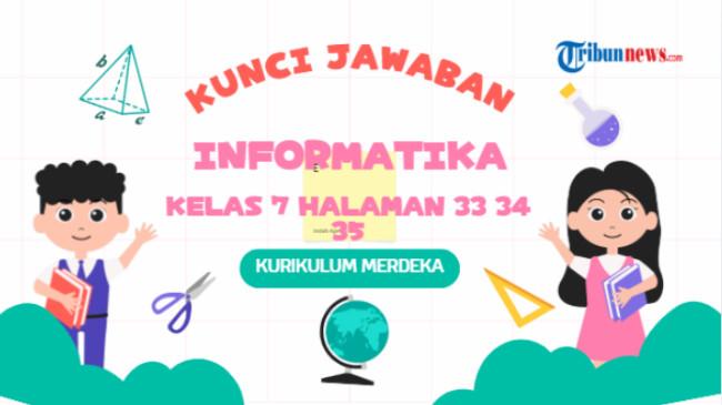 Kunci Jawaban Informatika Kelas 7 Halaman 33, 34, 35 Kurikulum Merdeka Edisi Revisi: Pemrograman