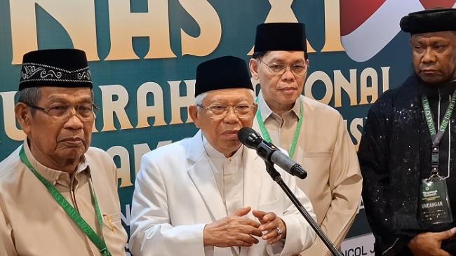 Ma'ruf Amin: MUI Dukung Program Pemerintah, Tak akan Kritik Pemerintah Apalagi Nyinyir