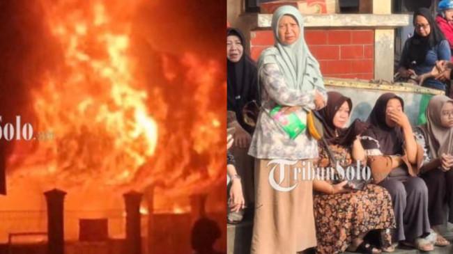 Pedagang Pasar Kota Wonogiri Pasrah Lihat Kiosnya Berubah jadi Abu: Semua Habis