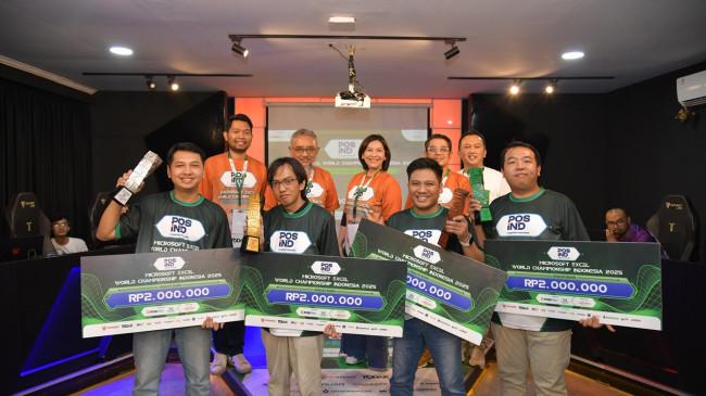 Delegasi Pegadaian Sabet Seluruh Gelar Juara di Microsoft Excel World Championship Indonesia 2025