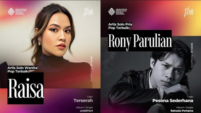 Raisa & Rony Parulian Sabet Penyanyi Solo Terbaik, Ini Daftar Lengkap Pemenang AMI Awards 2025