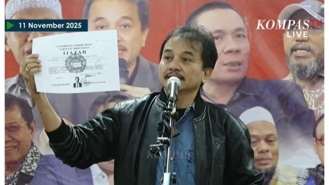 Roy Suryo Bantah Edit Foto Ijazah Jokowi: Harusnya Kader PSI yang Dikejar Pasal 32 dan 35 UU ITE
