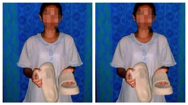 Terjadi di Riau, Siswa Tak Mampu Pakai Sandal ke Sekolah, Sandalnya Dipotong Guru