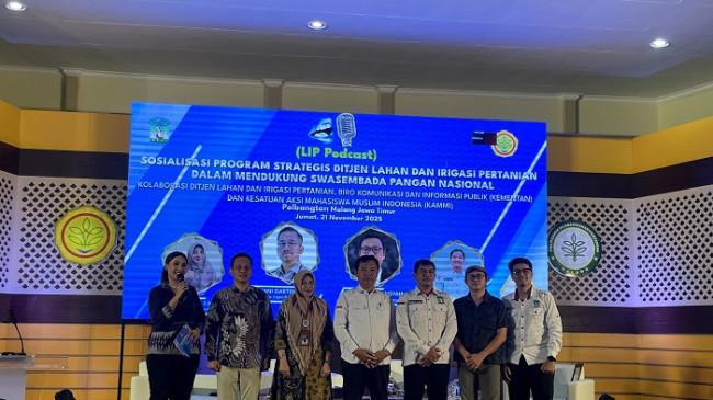 PP KAMMI dan Kementan Gelar Sosialisasi, Bahas Swasembada Pangan Mustahil Tanpa Irigasi Stabil