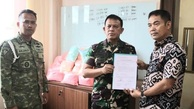 194.631 Butir Ekstasi Temuan Prajurit TNI, Diserahkan Dandim 0411/Kota Metro ke Polda Lampung