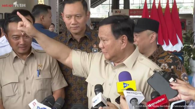 Prabowo Perintahkan Bangun Kereta Cepat Sampai Banyuwangi