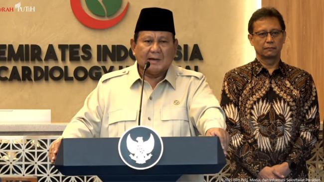 Prabowo Akui RS Hibah UAE Mulai Dibangun di Era Jokowi: Saya Beruntung yang Resmikan