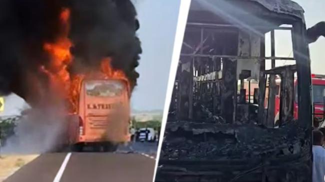 Bus Terbakar 20 Orang Penumpangnya Meninggal, PM India Santuni Korban Rp 37 Juta