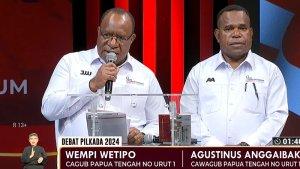 Calon-Gubernur-Papua-Tengah-John-Wempi-Wetipo-Agustinus-Anggaibak-debat-Pilkada-Papua-Tengah.jpg