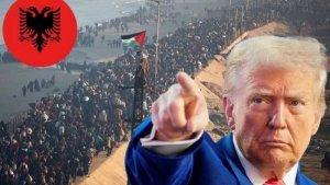 Kolase-Donald-Trump-dan-Warga-Gaza-Bendera-Albania.jpg