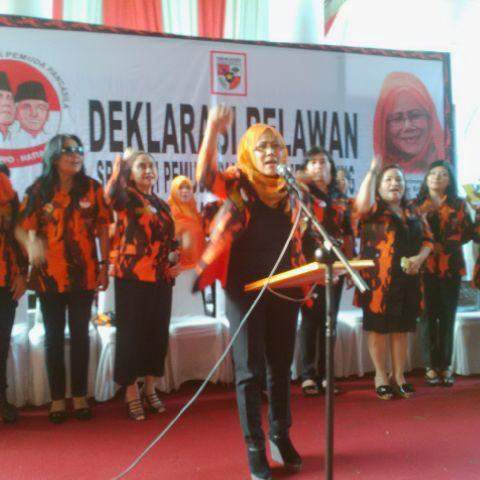 Srikandi Pemuda Pancasila Dukung Prabowo-Hatta