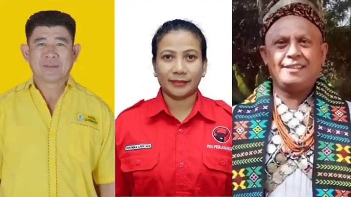DOKTER ICHA - Foto tiga anggota DPRD TTU yang diduga melakukan intimidasi kepada Dokter Icha.