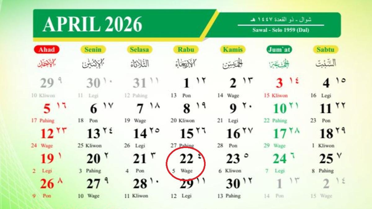 Tanggal 22 April 2026 Memperingati Hari Apa? Ada Hari Bumi Sedunia dan 3 Lainnya