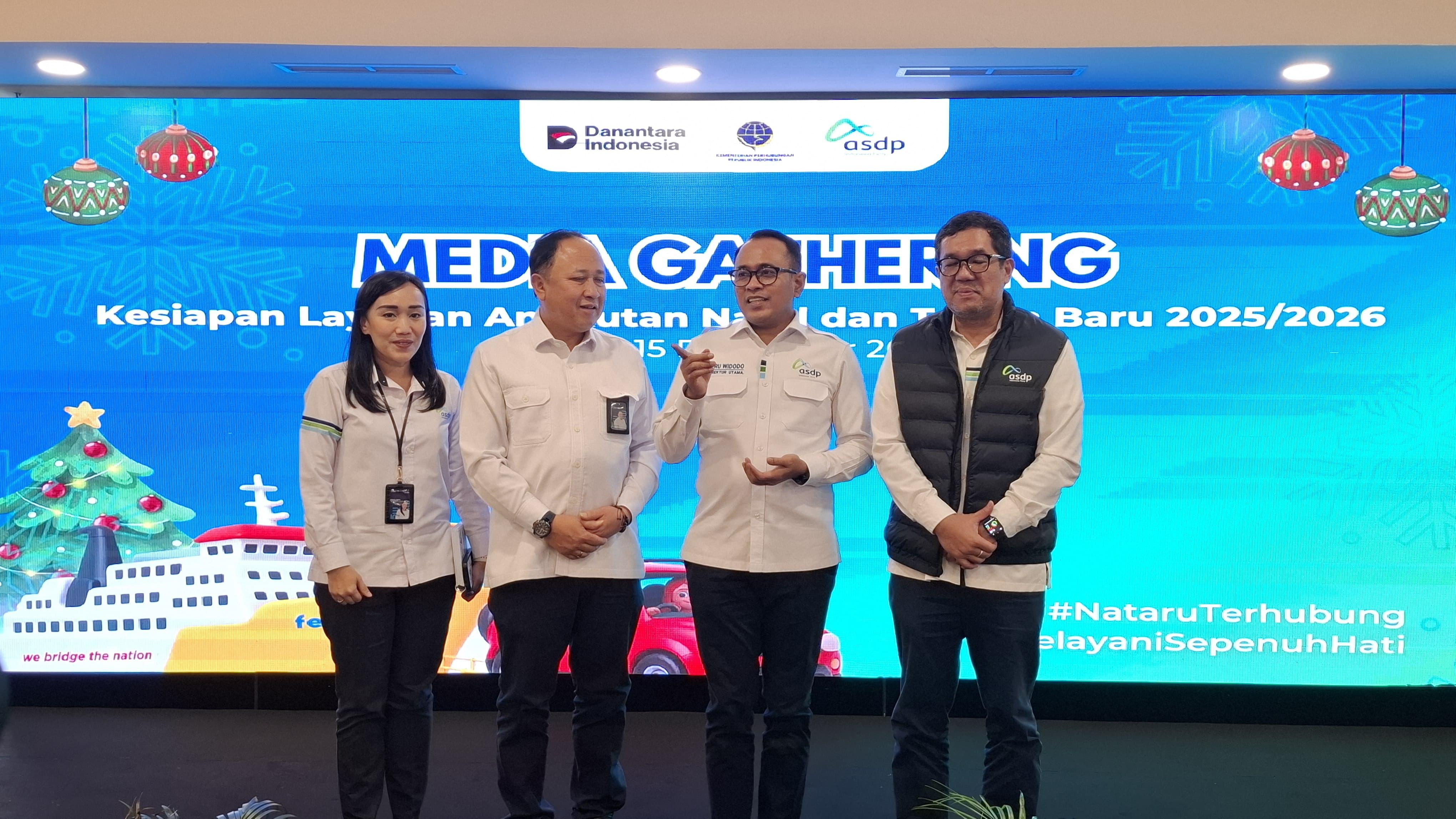 ASDP Kerahkan 222 Kapal Layani Angkutan Nataru 2025/2026