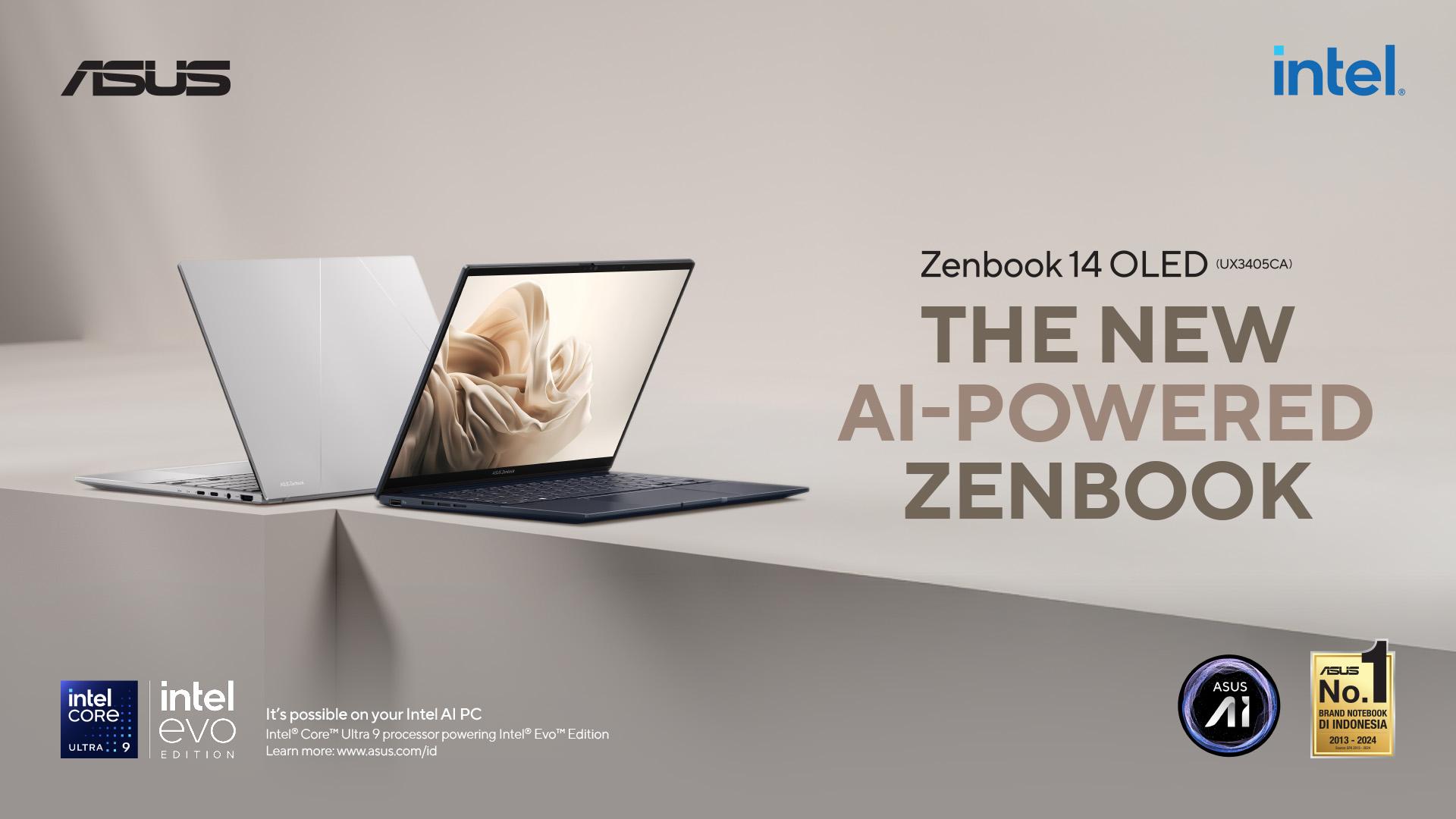 ASUS Zenbook 14 OLED UX3405CA, Laptop Tipis Premium dengan Performa Tinggi