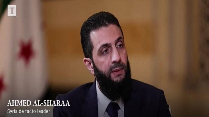 AHMED AL-SHARAA - Tangkapan Layar YouTube The Times The Sunday Times yang diambil pada Selasa (4/2/2025) menunjukkan wawancara Al-Sharaa dengan Al-Arabiya yang disiarkan pada tanggal 29 Desember 2024.