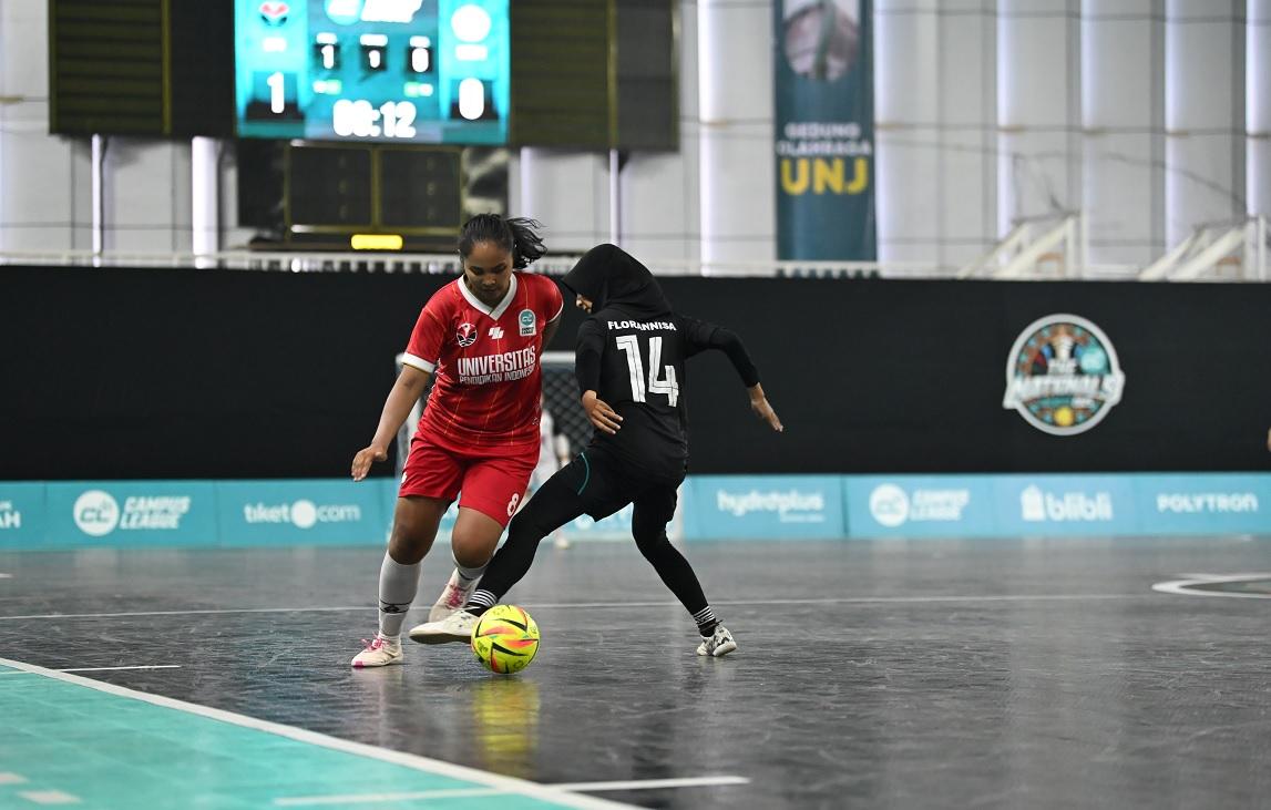 16 Tim Adu Taktik di Nationals Campus League Futsal, Hari Pertama Hujan Gol